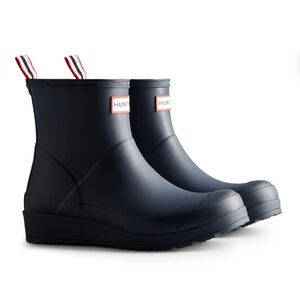 Hunter Classic Navy Ankle Boots